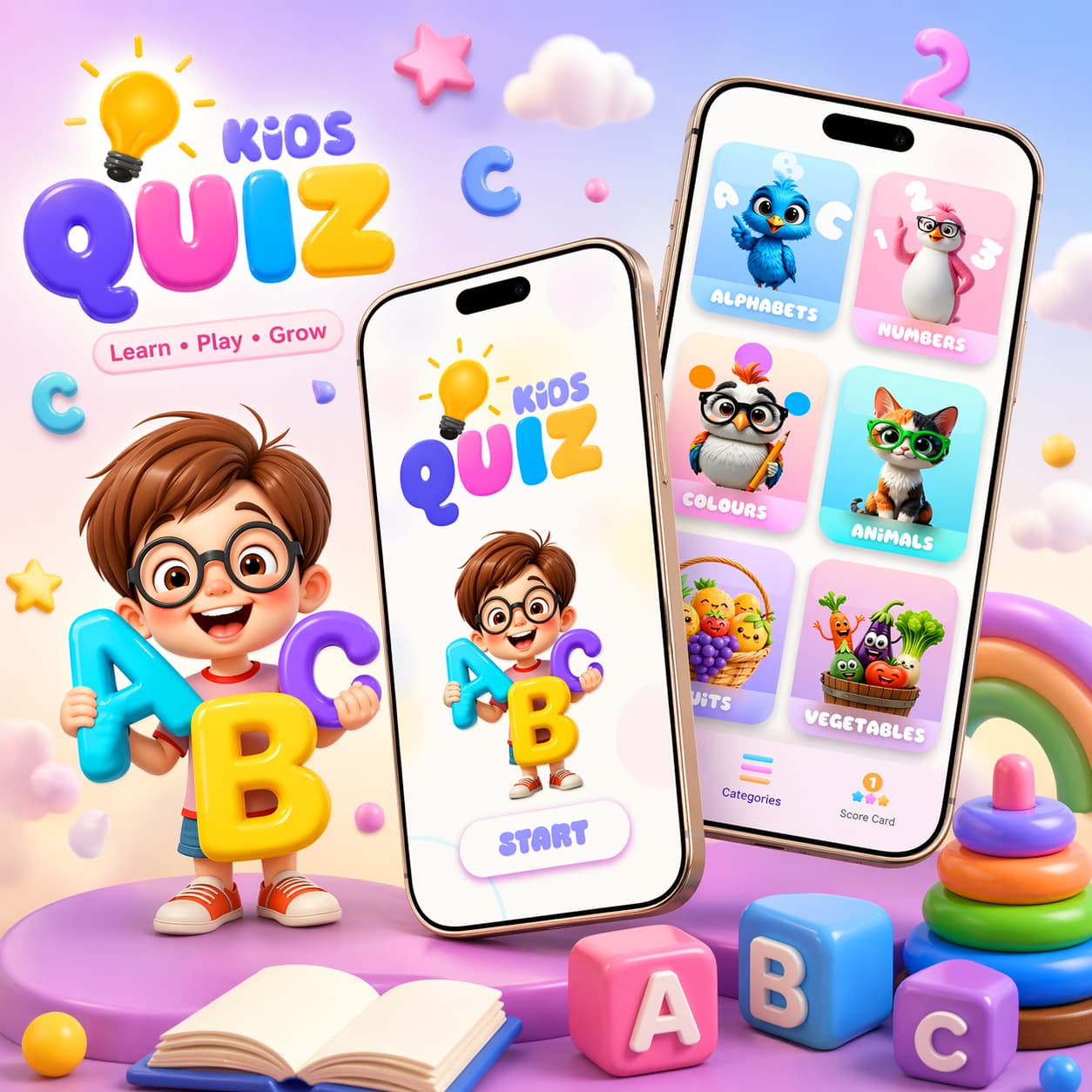 Kiddie ABC – Learn & Play — app preview