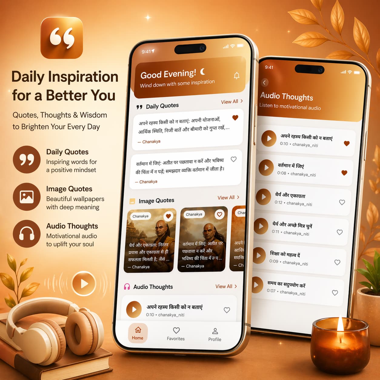 Premanand Ji Quotes & Audio — app preview